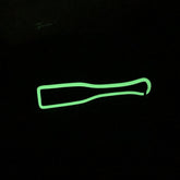 Love In Leather Black & Glow In The Dark BDSM Paddle Paddles And Slappers